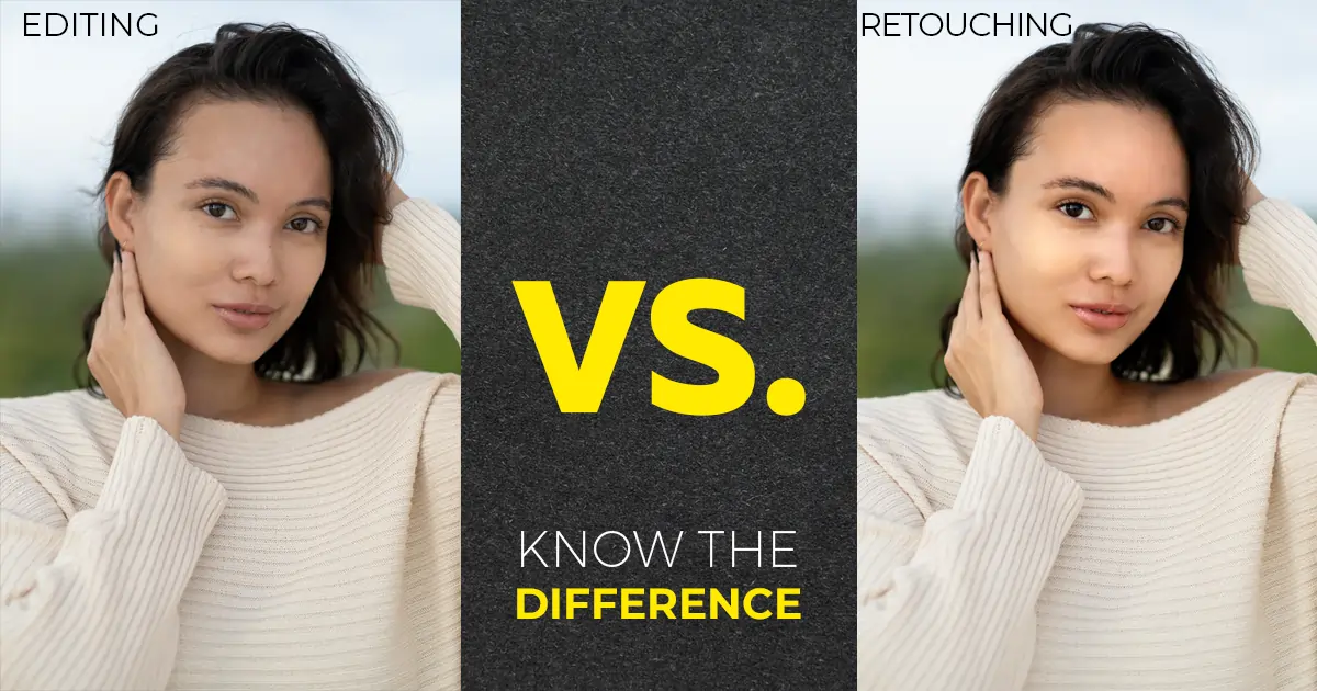 Difference Between Photo Editing and Retouching in Photoshop Feature Image