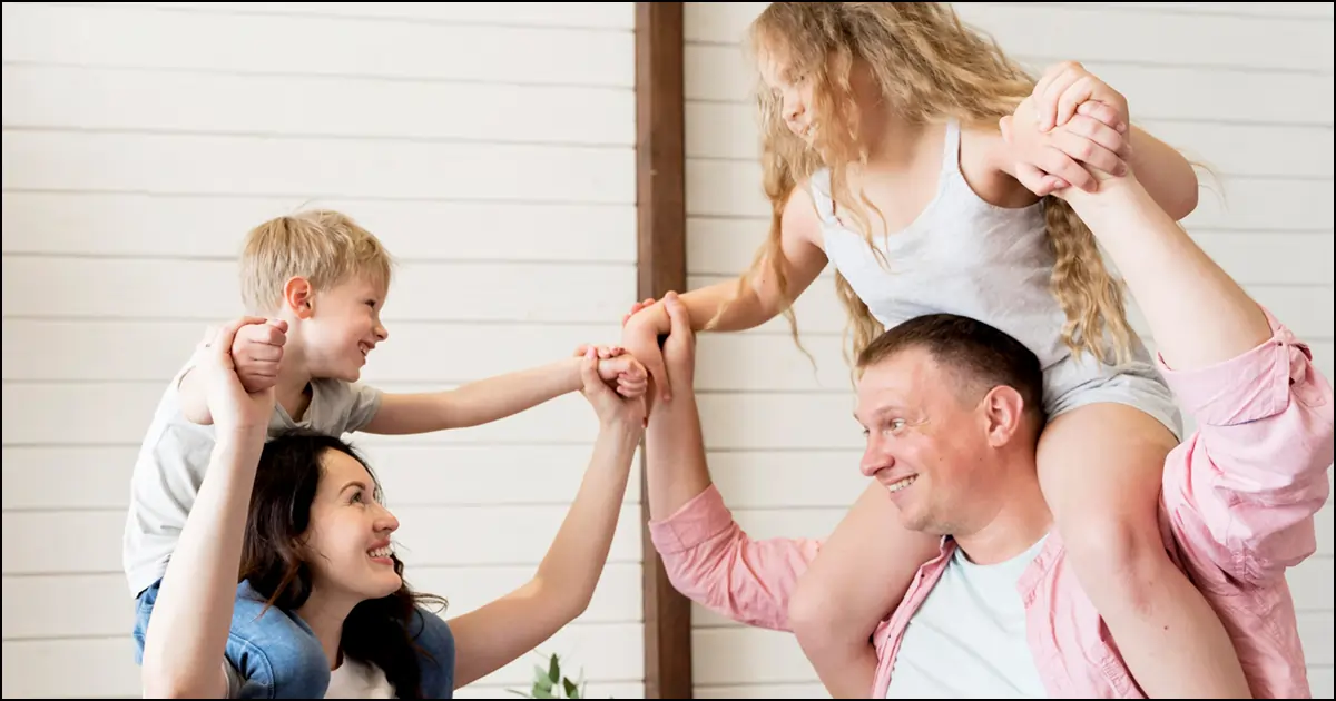 Mother-son and Father-daughter or vice versa