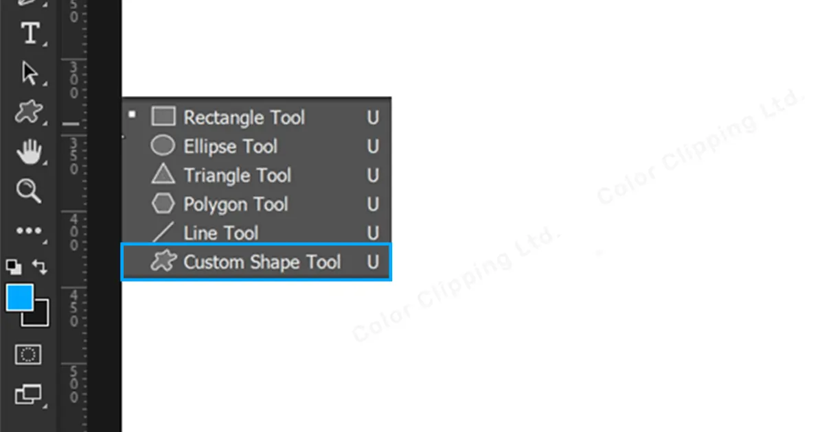 select the reshaped tool