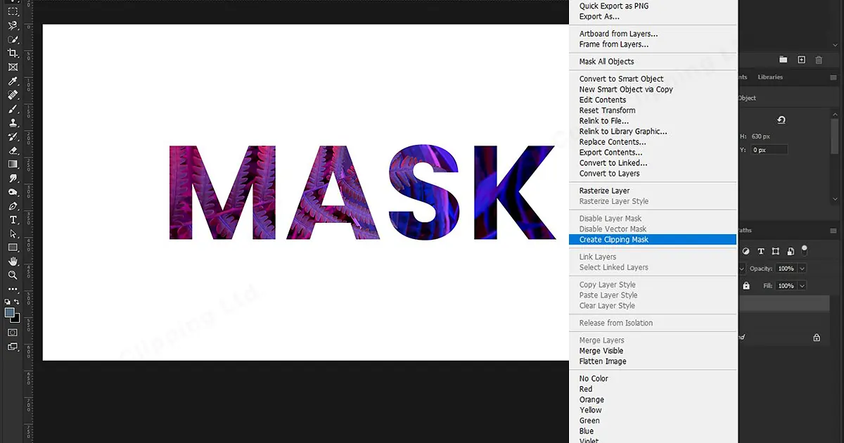 Clipping Mask in Photoshop