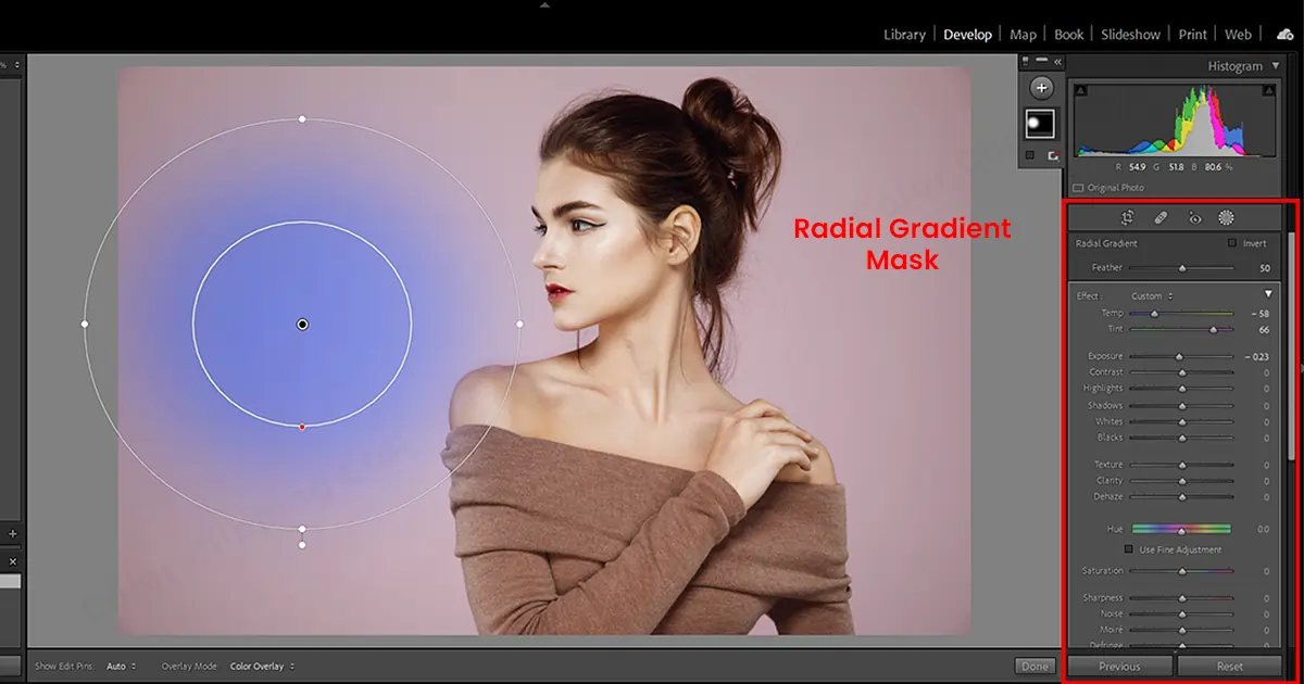 Radial Gradient Masking in Lightroom